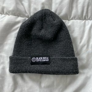 Black rifle, coffee, company beanie